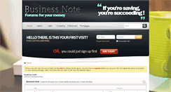 Desktop Screenshot of businessenote.com